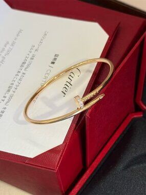 ✨ Cartier Rose Gold Bracelet with Diamond Nails ✨